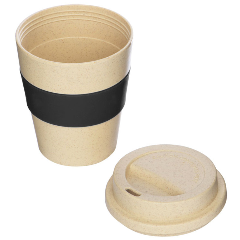 Стакан из пшеничной соломы Madrid 350 мл, черный