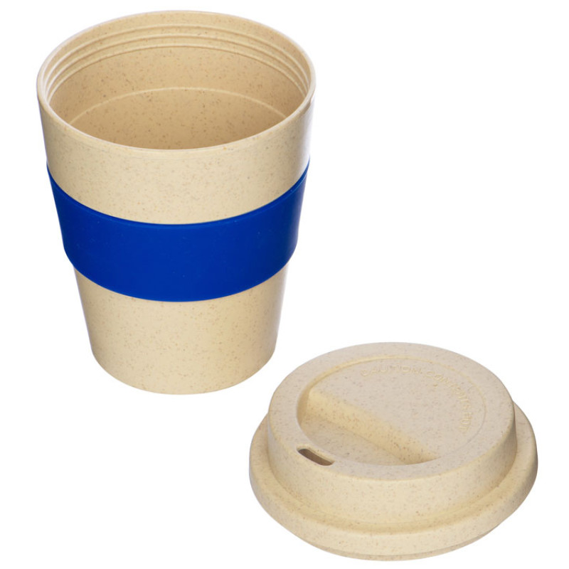 Стакан из пшеничной соломы Madrid 350 мл, синий