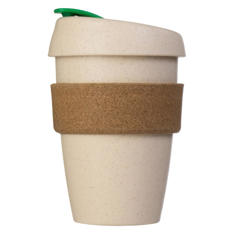 Стакан из пшеничного волокна с двойными стенками "Pino", зеленый