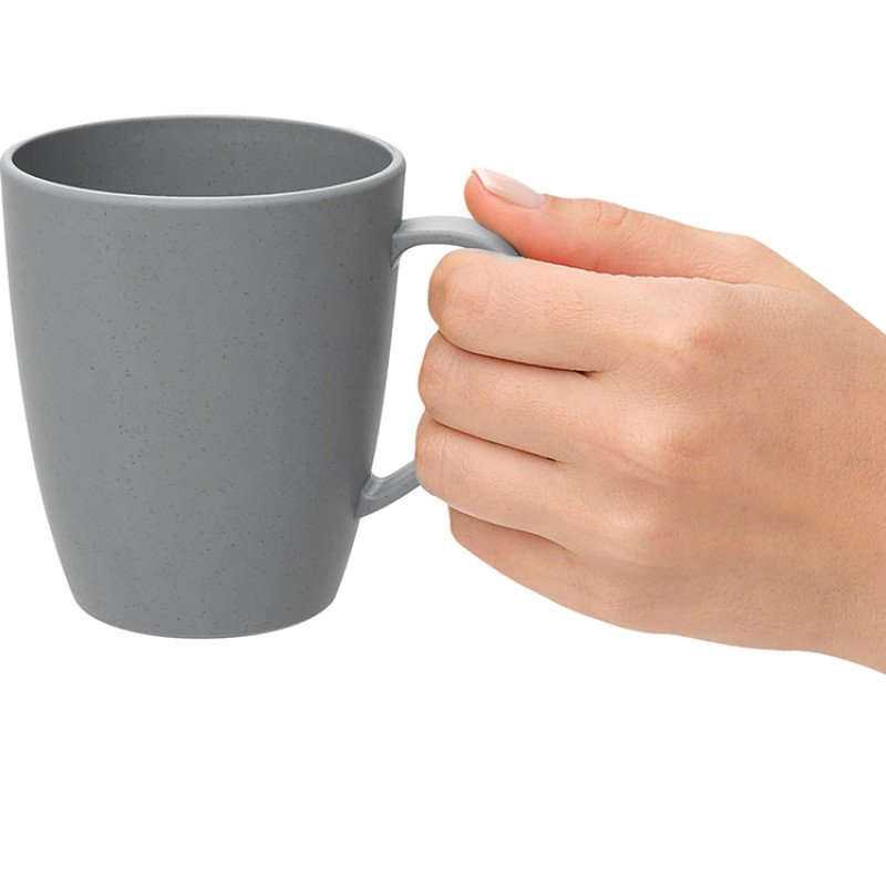 Кружка из пшеничного волокна Morning, 400 мл, серый