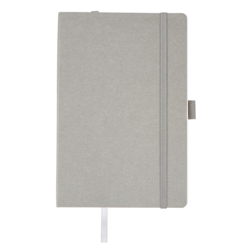 Блокнот из моющегося крафта и каменной бумаги А5 "Fleekstone", гибкая обложка, серый (Р)