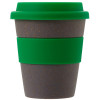 Стакан с силиконовой крышкой "Cafe", зеленый