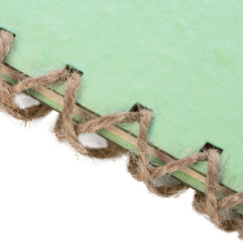 Живой блокнот с семенами цветов, А6, зеленое яблоко