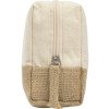 Косметичка "Jute" с ручкой из хлопка и джута, натуральный