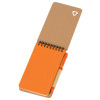 Набор канцелярский с блокнотом и ручкой "Masai", 70 л. нелинованных, оранжевый