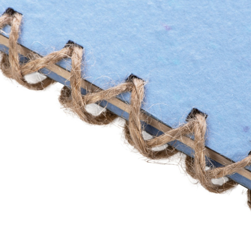 Живой блокнот с семенами цветов, А6, синий