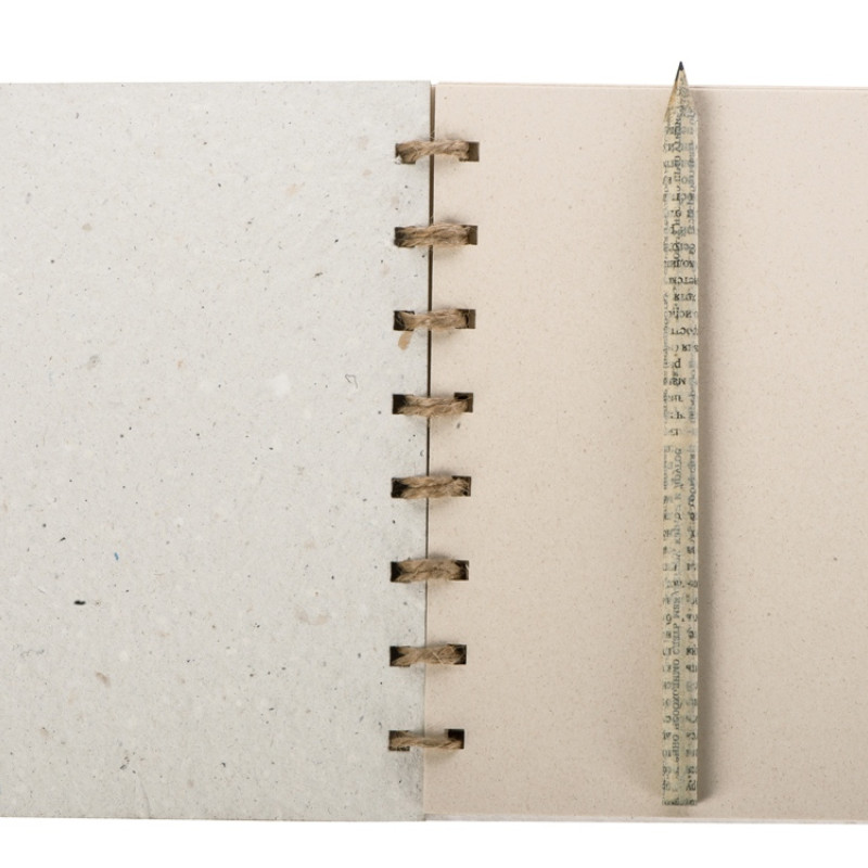 Живой блокнот с семенами цветов, А6, белый