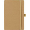 Блокнот "Sevilia Hard", твердая обложка из крафта A5, 80 листов, крафтовый/бежевый