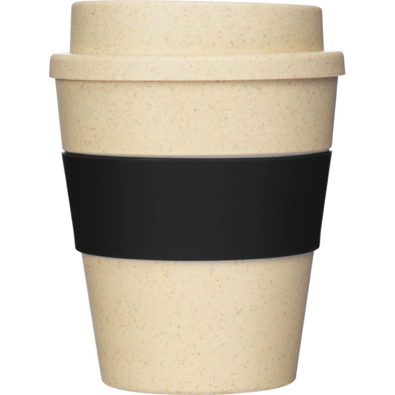 Стакан из пшеничной соломы Madrid 350 мл, черный