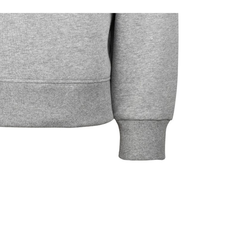 Толстовка с капюшоном оверсайз «Lisbon» унисекс, серый меланж