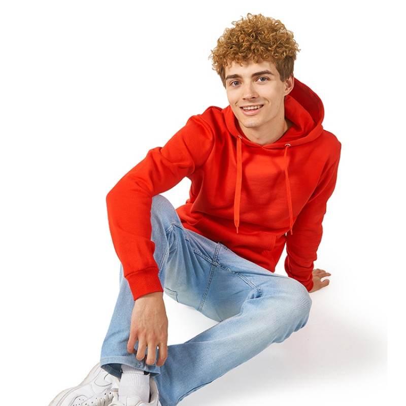 Толстовка с капюшоном "Amsterdam" мужская, красный