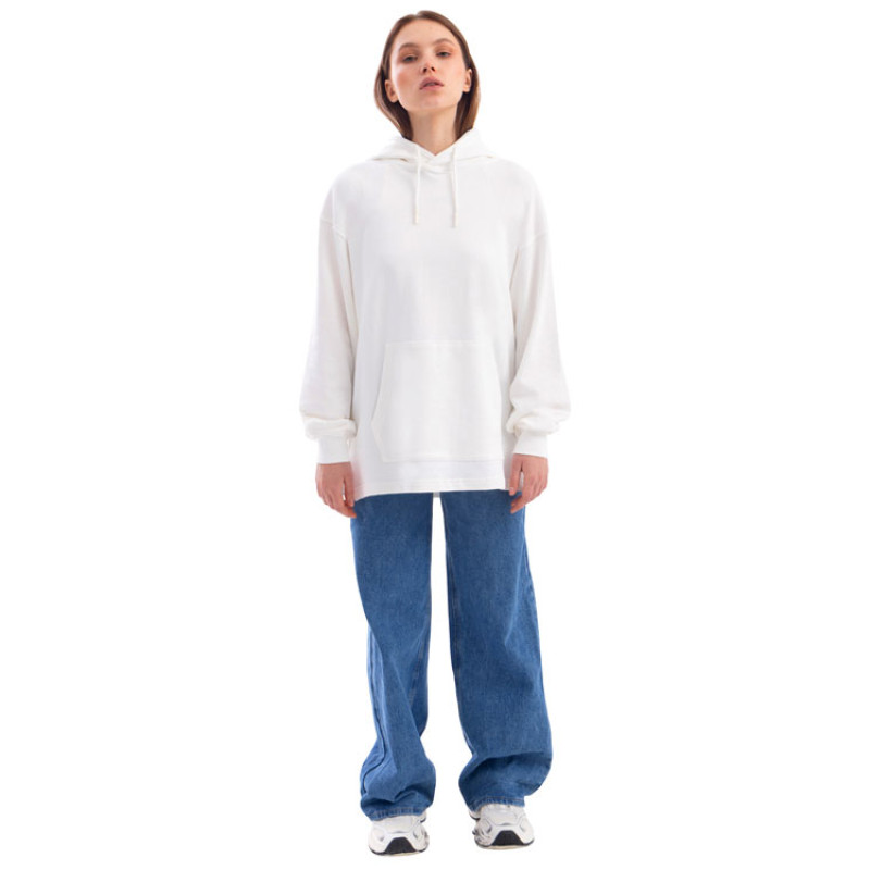 Худи оверсайз «Alpha.01» унисекс, молочный