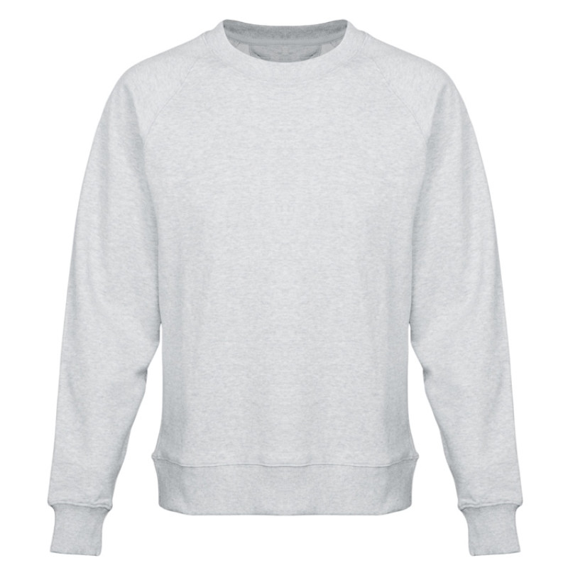 Свитшот оверсайз с рукавом реглан «Belgrade», унисекс, серый меланж