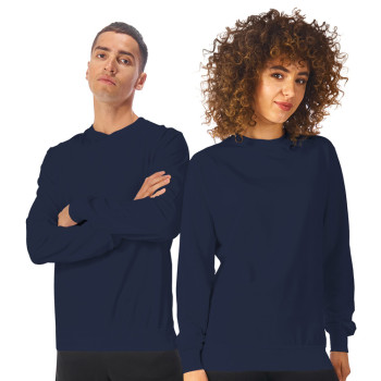 Свитшот «Warsaw» 220гр, унисекс, темно-синий