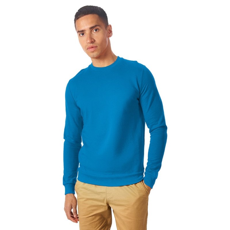 Свитшот "Motion" унисекс с начесом, голубой