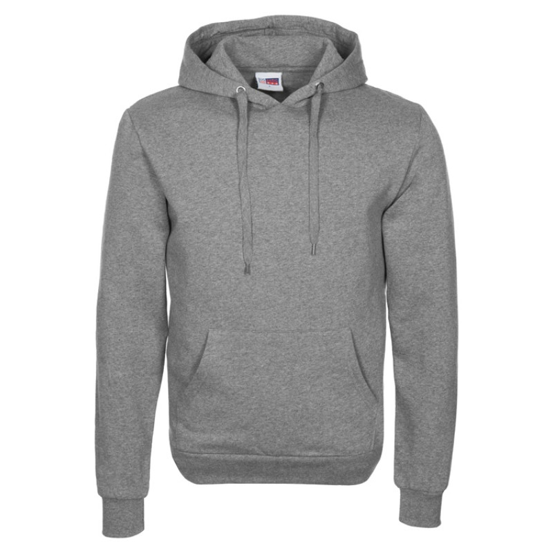 Толстовка с капюшоном "Amsterdam" мужская, серый меланж