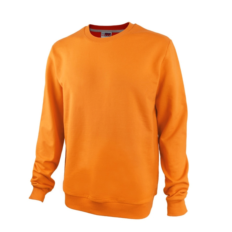 Свитшот "Motion" унисекс с начесом, оранжевый