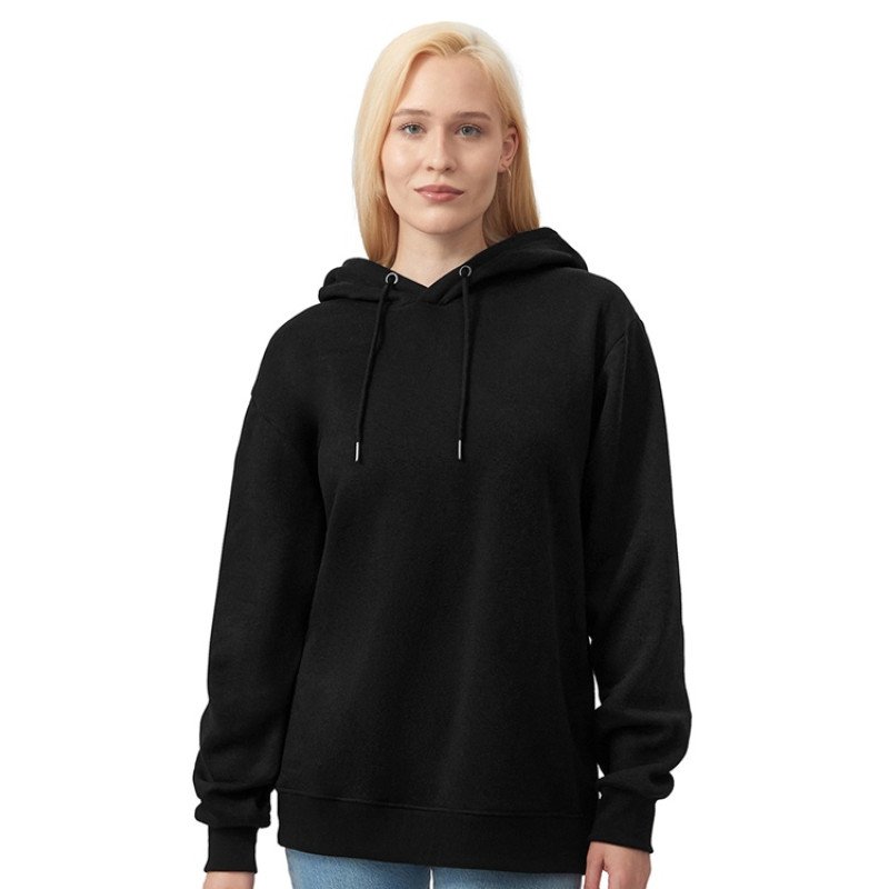 Толстовка с капюшоном оверсайз «Lisbon» унисекс, черный