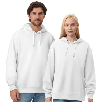 Толстовка с капюшоном оверсайз «Lisbon» унисекс, белый