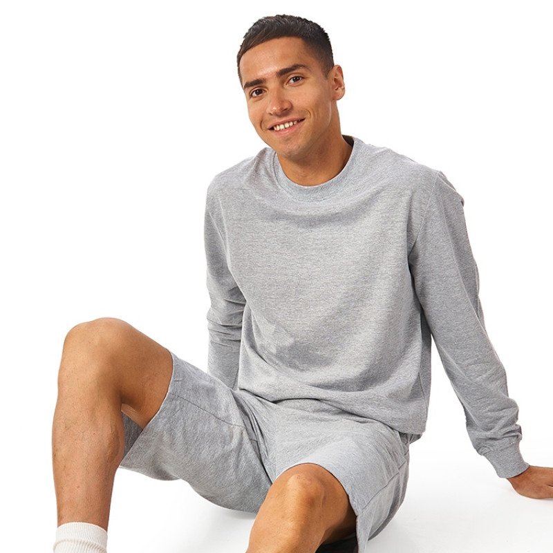 Свитшот «Warsaw» 220гр, унисекс, серый меланж