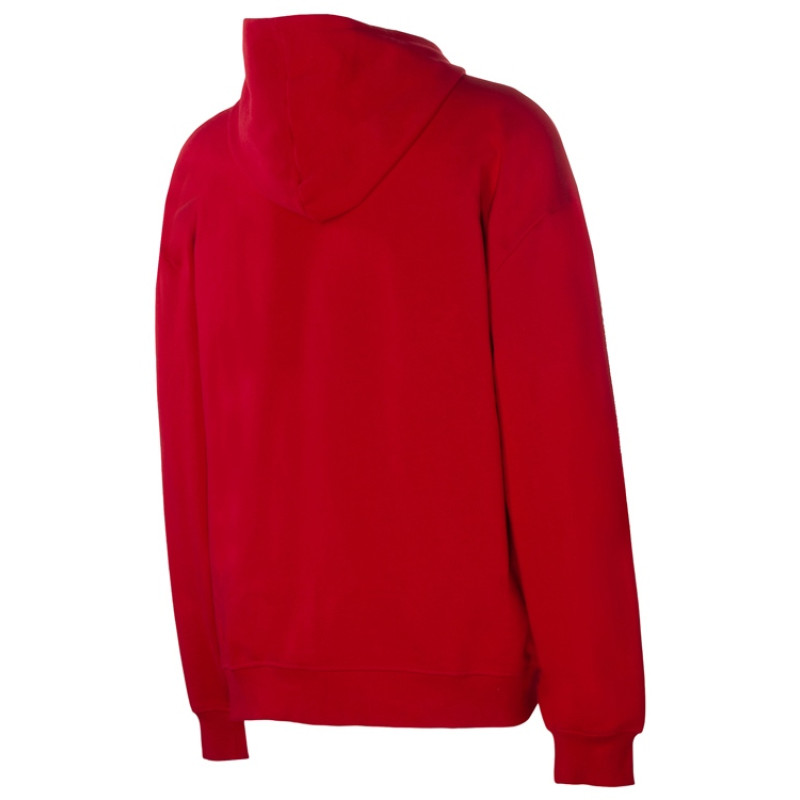 Толстовка оверсайз с капюшоном на молнии «Monaco», красный
