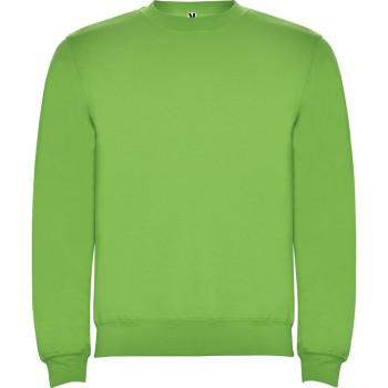 Свитшот с начесом "Clasica" унисекс, зеленое яблоко