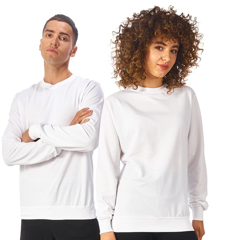 Свитшот «Warsaw» 220гр, унисекс, белый