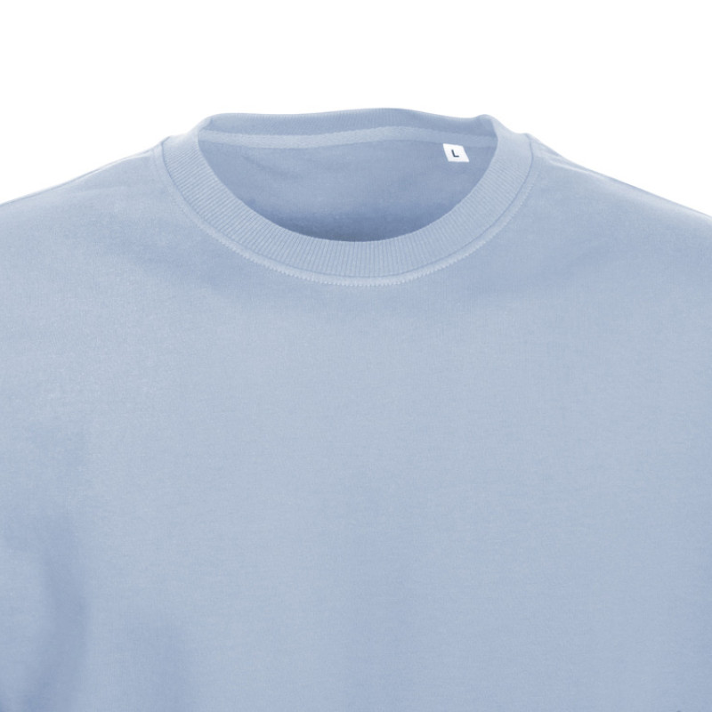 Свитшот «Warsaw» 220гр, унисекс, небесно-голубой