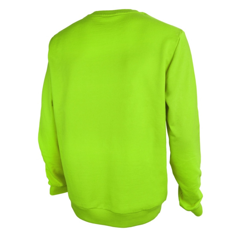 Свитшот "Motion" унисекс с начесом, зеленое яблоко