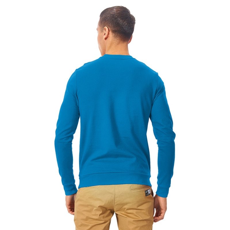 Свитшот "Motion" унисекс с начесом, голубой