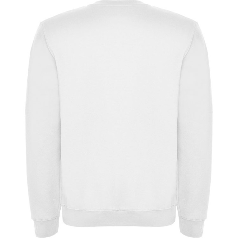 Свитшот с начесом "Clasica" унисекс, белый