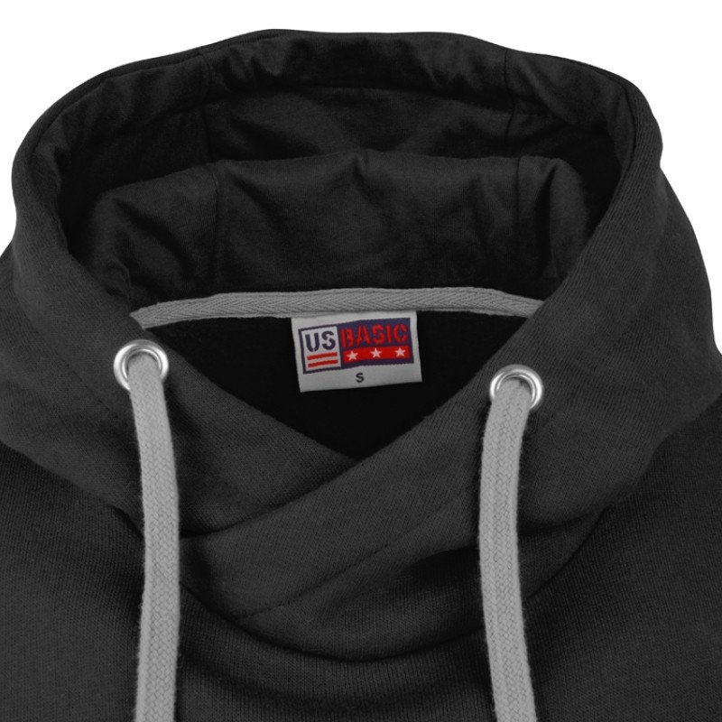 Толстовка унисекс "Stream" с капюшоном, черный