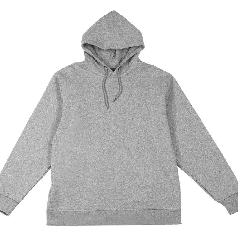 Толстовка с капюшоном оверсайз «Lisbon» унисекс, серый меланж