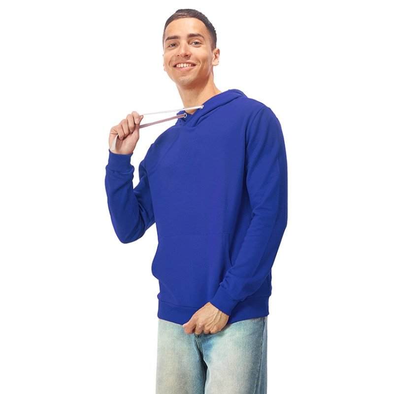 Толстовка унисекс "Stream" с капюшоном, классический синий