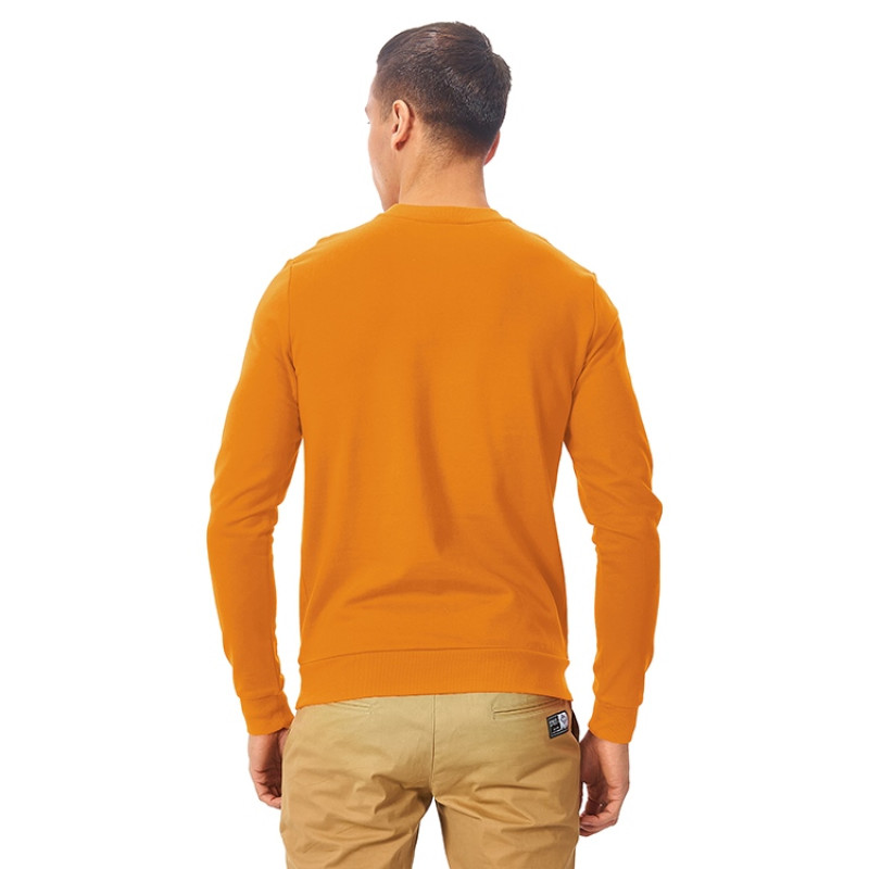 Свитшот "Motion" унисекс с начесом, оранжевый