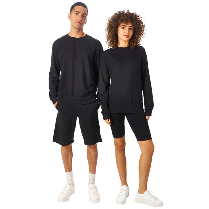 Свитшот «Warsaw» 220гр, унисекс, черный