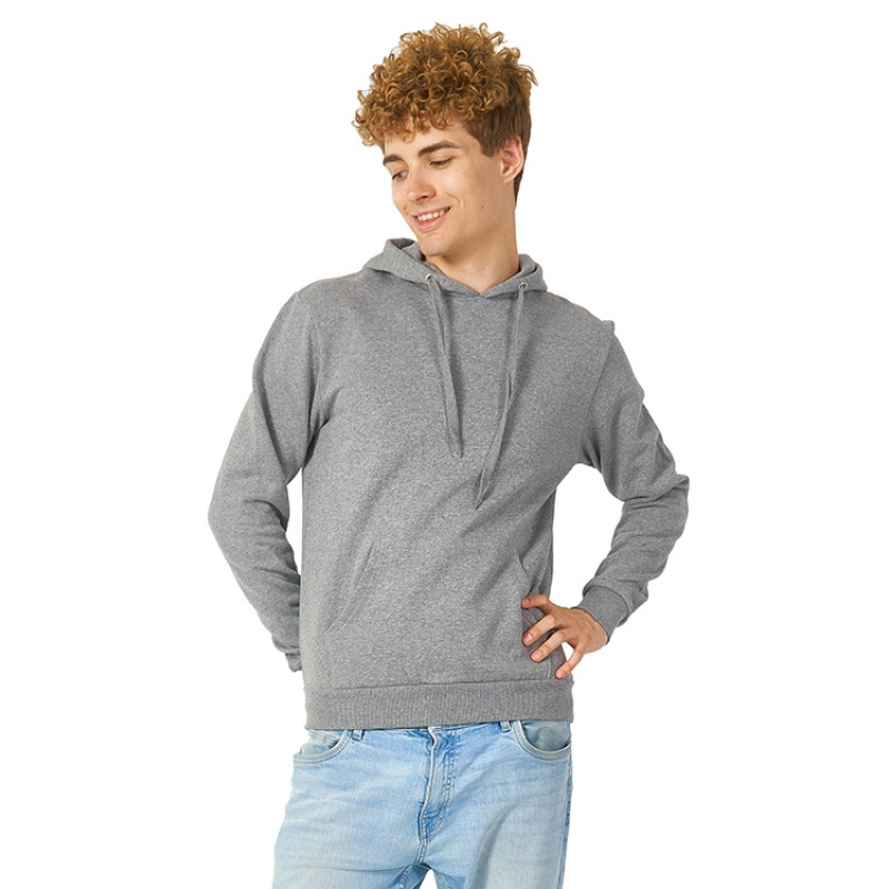 Толстовка с капюшоном "Amsterdam" мужская, серый меланж