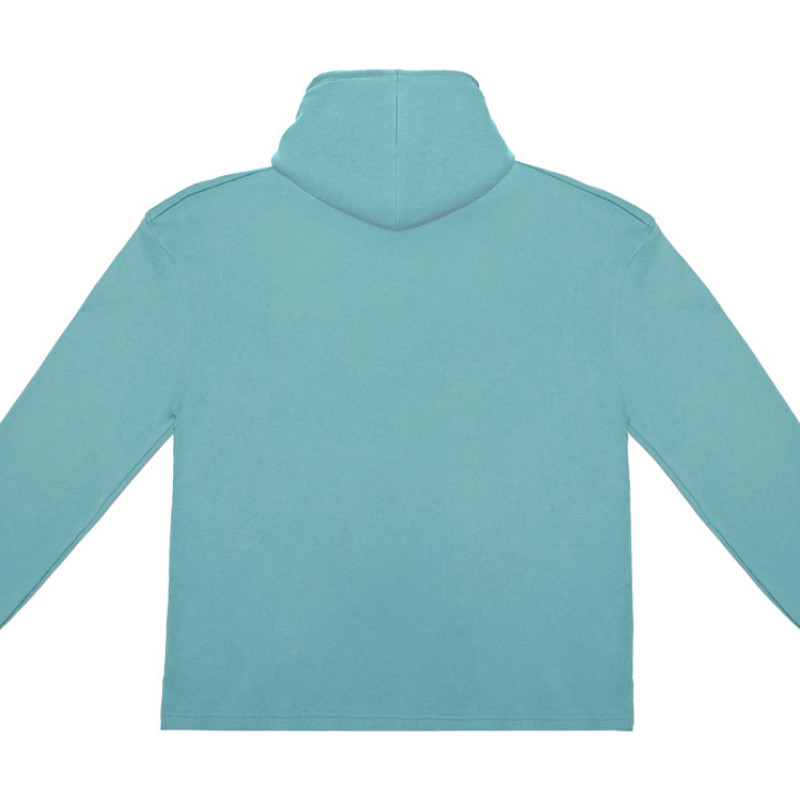 Худи оверсайз «Alpha.01» унисекс, пыльный бирюзовый