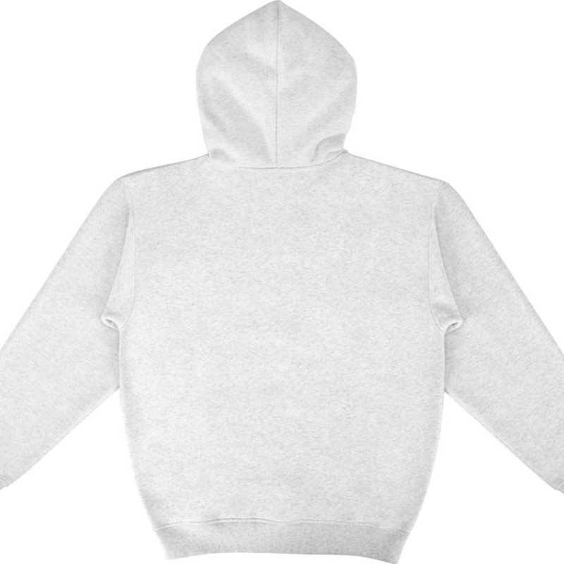 Толстовка с капюшоном оверсайз «Berlin» унисекс, белый меланж