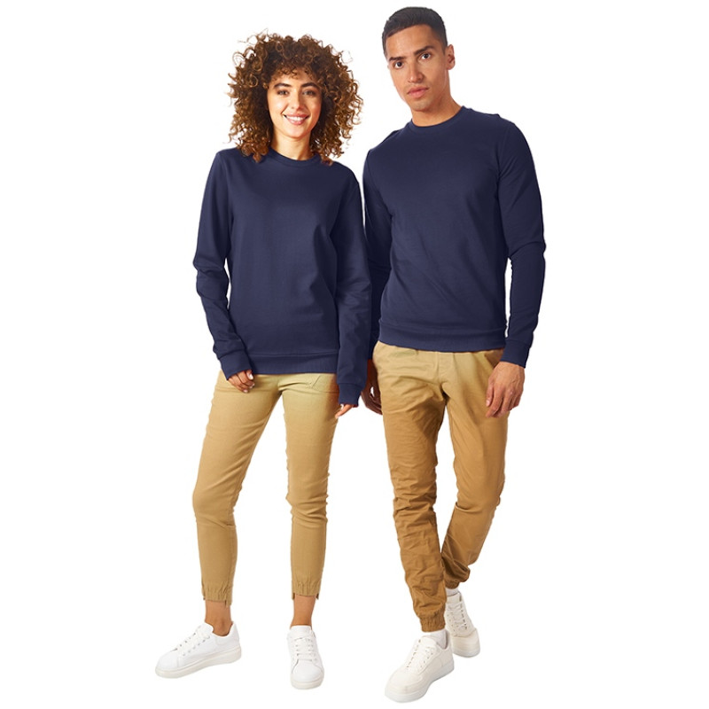 Свитшот "Motion" унисекс с начесом, нэви