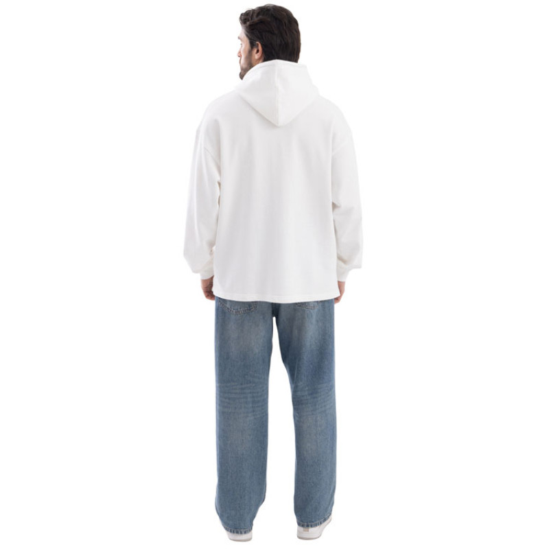 Худи оверсайз «Alpha.01» унисекс, молочный