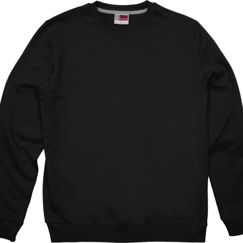 Свитшот "Motion" унисекс с начесом, черный