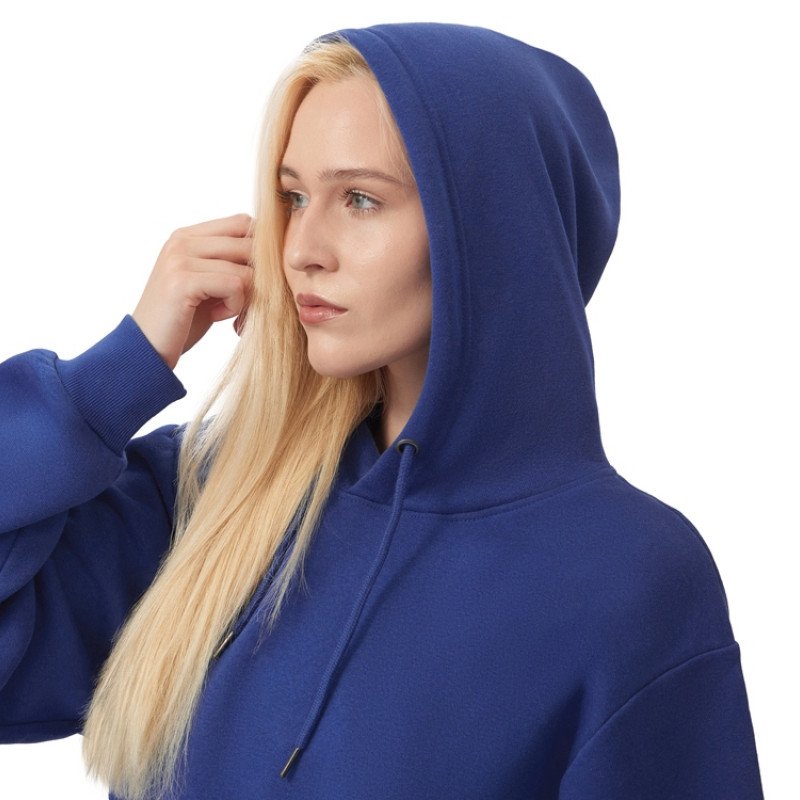 Толстовка с капюшоном оверсайз «Lisbon» унисекс, классический синий