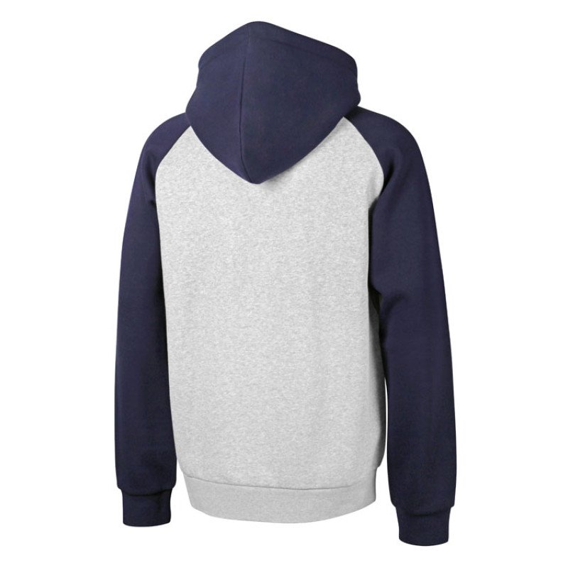Толстовка с капюшоном «Dublin» мужская, темно-синий/серый меланж