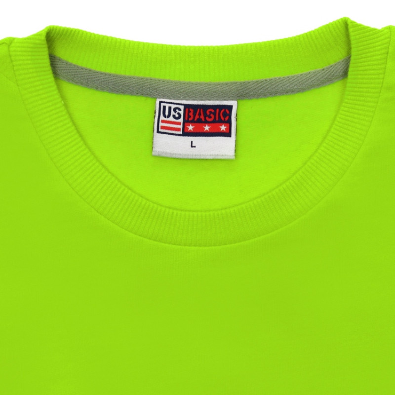 Свитшот "Motion" унисекс с начесом, зеленое яблоко