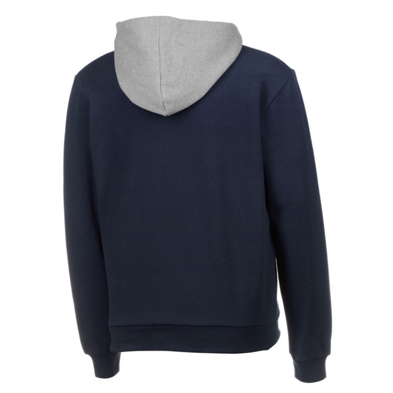 Толстовка с капюшоном "Amsterdam" мужская, темно-синий/серый меланж