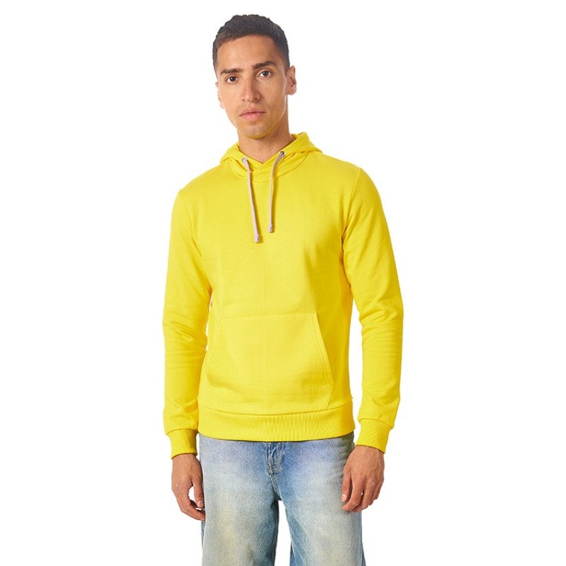 Толстовка унисекс "Stream" с капюшоном, жёлтый