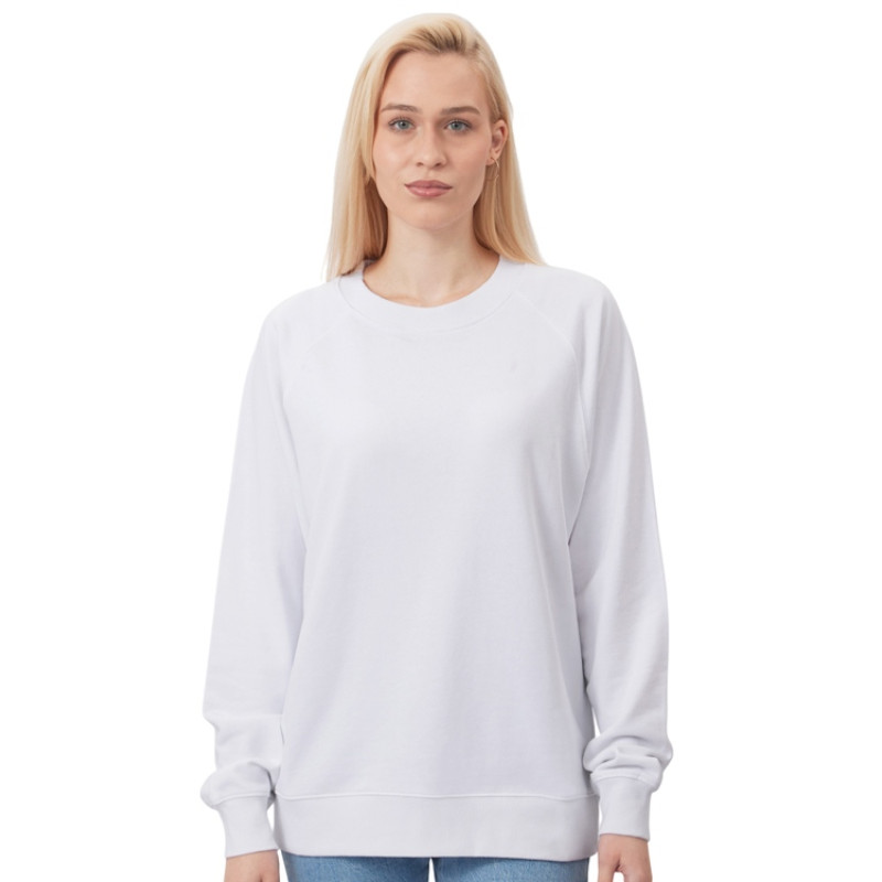 Свитшот оверсайз с рукавом реглан «Belgrade», унисекс, белый