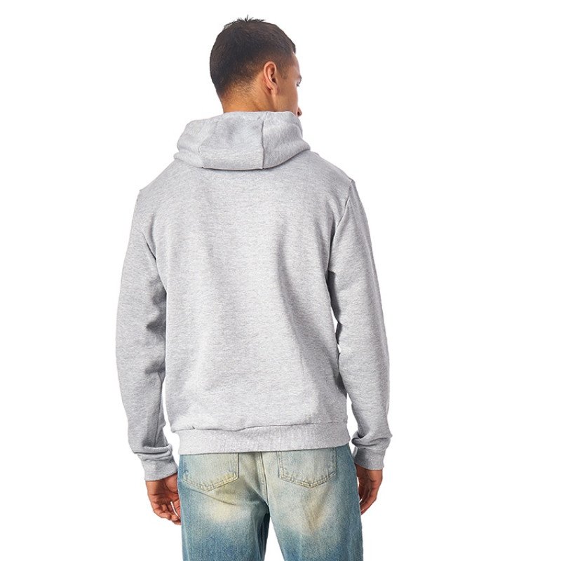 Толстовка унисекс "Stream" с капюшоном, серый меланж
