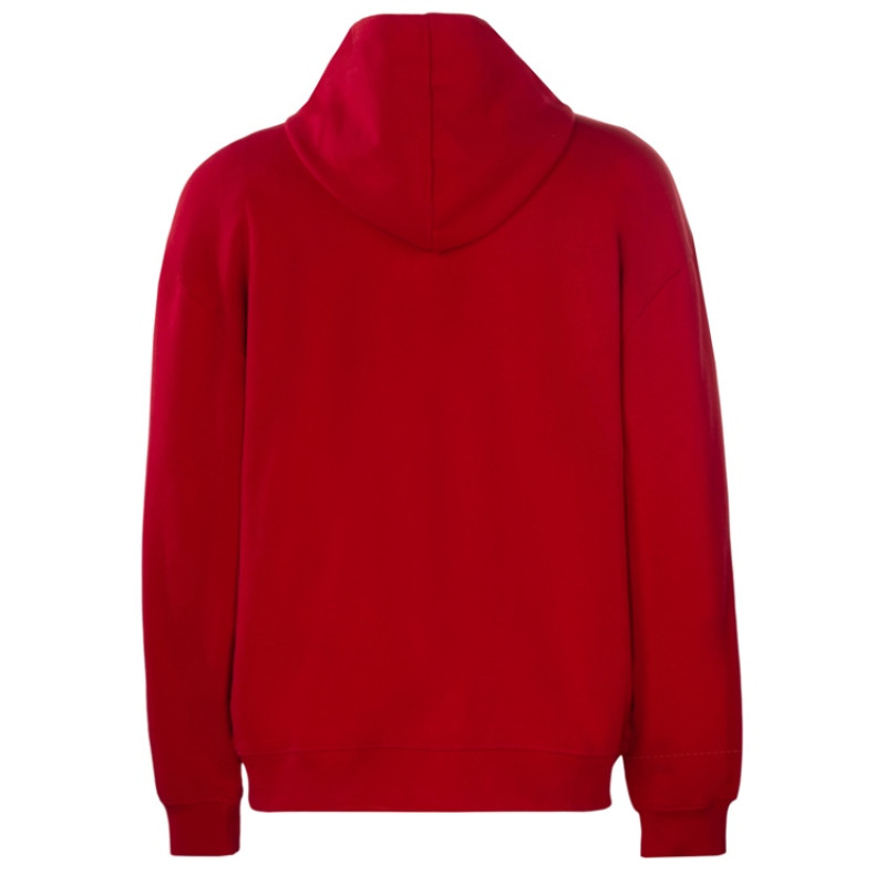 Толстовка оверсайз с капюшоном на молнии «Monaco», красный